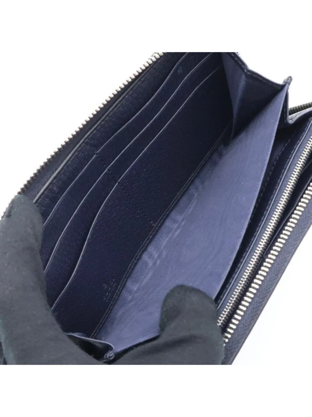 ★SOLD★ Gucci Ophidia Zip Around Wallet Navy - Picture 3 of 10